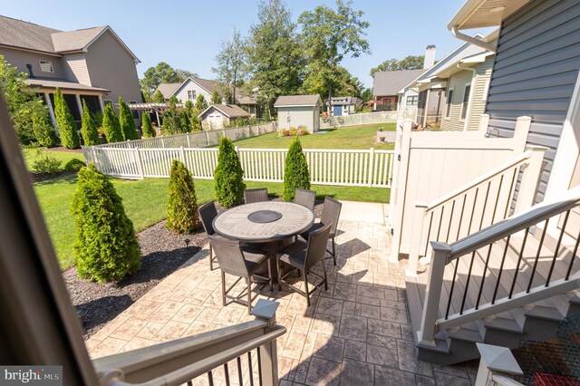 view of patio