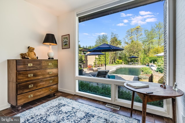 doorway to outside with a wealth of natural light