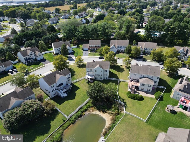 drone / aerial view featuring a residential view