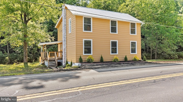 view of front of home