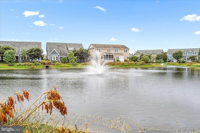 view of water feature