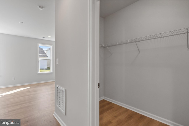 closet with visible vents