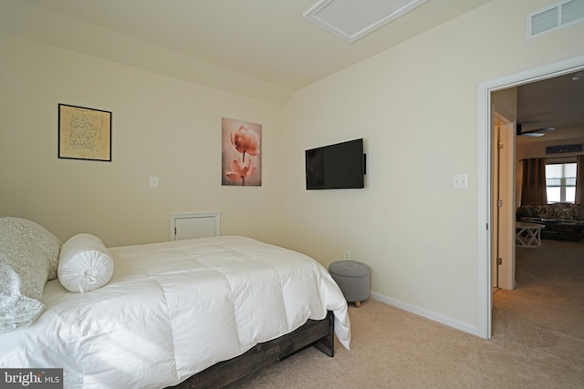 bedroom featuring carpet flooring