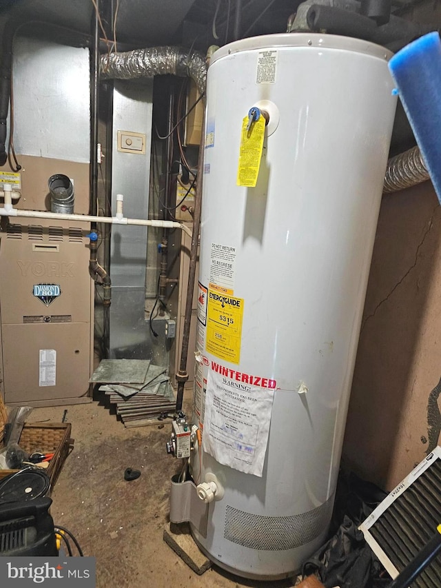 utilities with gas water heater