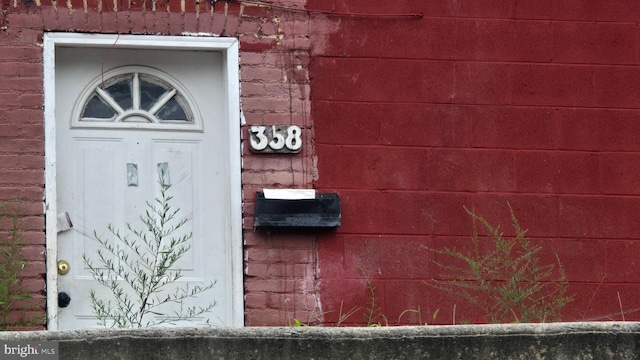 exterior details with brick siding