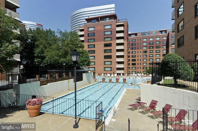 view of pool