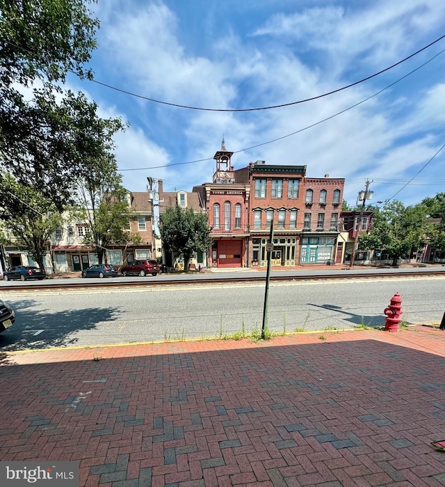 view of street featuring sidewalks