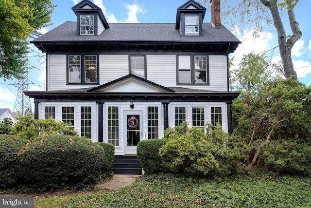 2000 Lawrence Rd, Lawrence Township, NJ 08648 - traditional style home with a chimney and a shingled roof