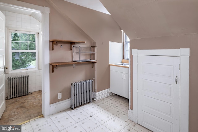 2000 Lawrence Rd, Lawrence Township, NJ 08648 - bonus room featuring radiator heating unit, lofted ceiling, plenty of natural light, and baseboards