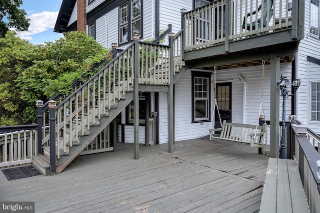 2000 Lawrence Rd, Lawrence Township, NJ 08648 - deck featuring stairway
