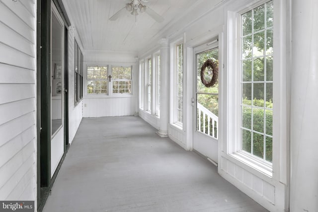 2000 Lawrence Rd, Lawrence Township, NJ 08648 - unfurnished sunroom with plenty of natural light
