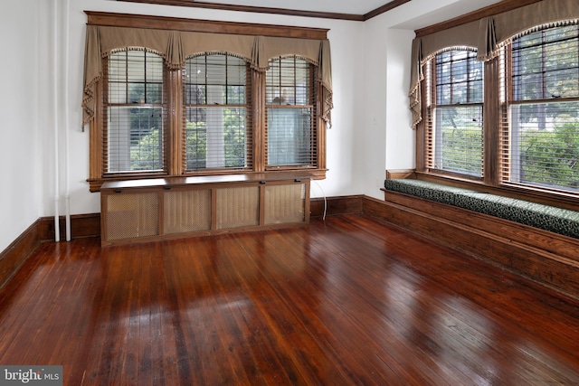 2000 Lawrence Rd, Lawrence Township, NJ 08648 - spare room with healthy amount of natural light, hardwood / wood-style floors, baseboards, and ornamental molding