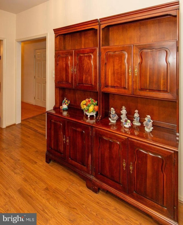 interior details featuring hardwood / wood-style floors