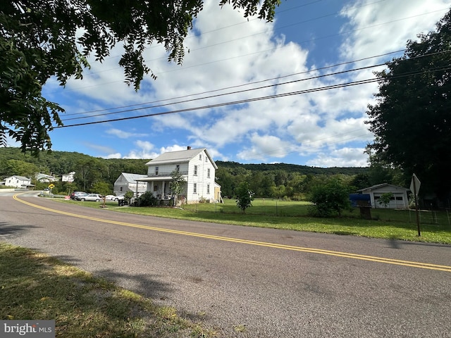 view of road