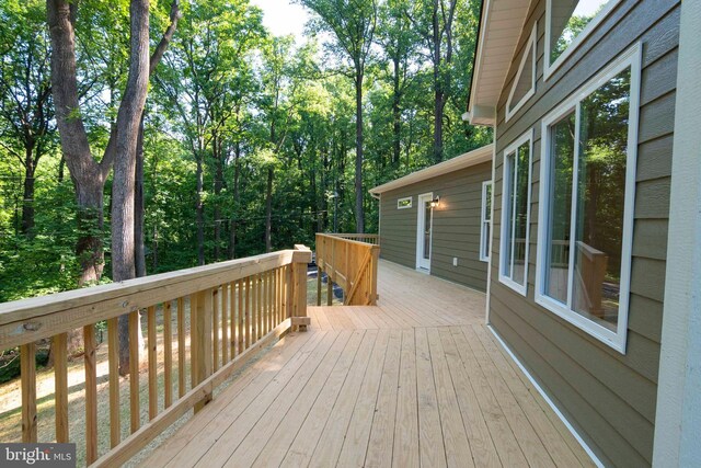 view of deck