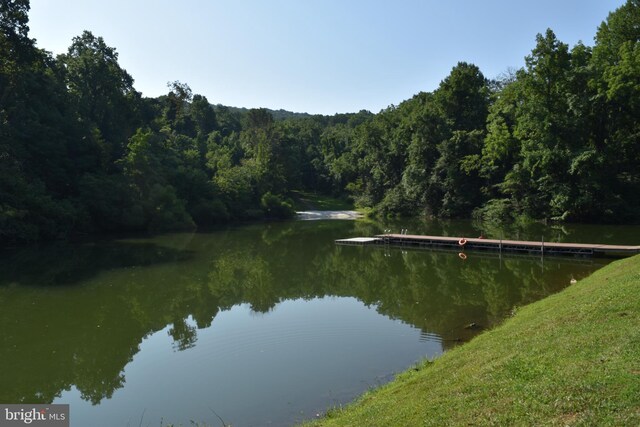 view of water feature