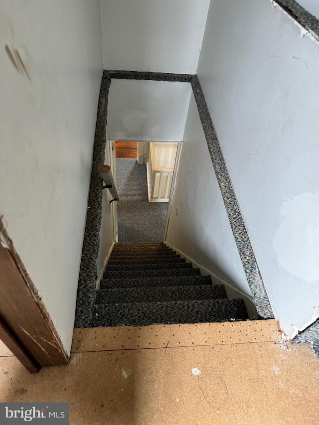 view of stairs