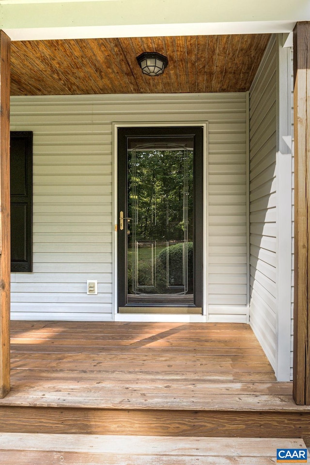 exterior space featuring covered porch