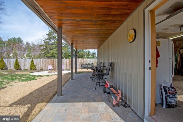 view of patio