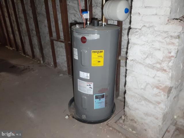 utilities featuring water heater