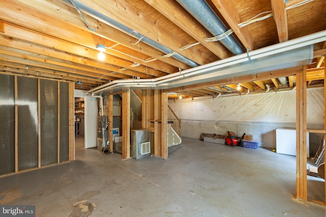 1159 Stoney Bottom Rd, Front Royal, VA 22630 - unfinished basement with stairway