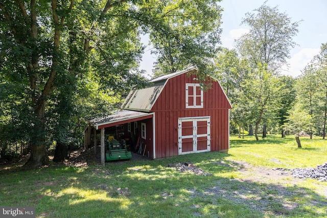 1159 Stoney Bottom Rd, Front Royal, VA 22630 - view of barn with a yard