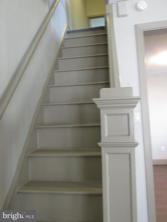 view of staircase