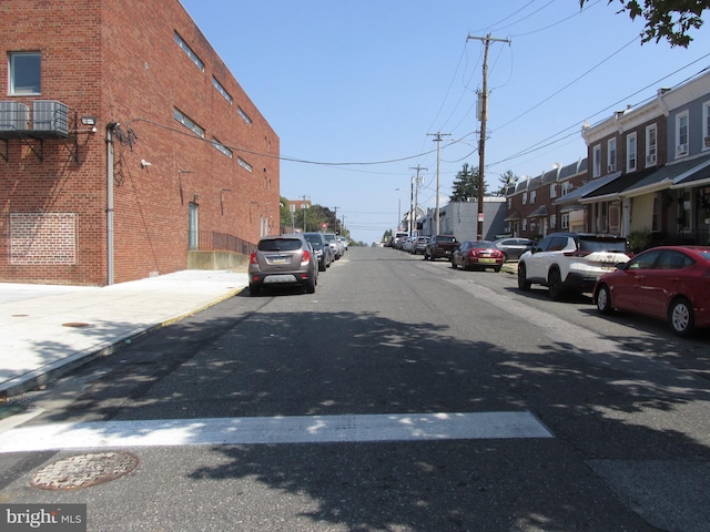 view of road