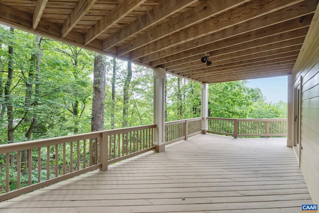 2515 Summit Ridge Trl, Charlottesville, VA 22911 - view of wooden deck