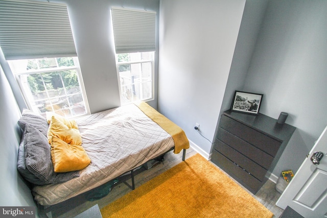 bedroom featuring multiple windows