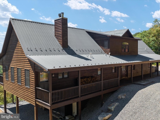 view of rear view of house