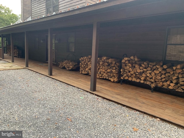 view of patio / terrace with a deck