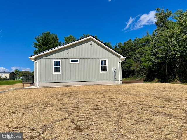 view of home's exterior