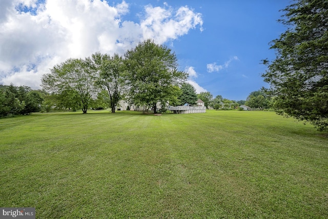 view of yard