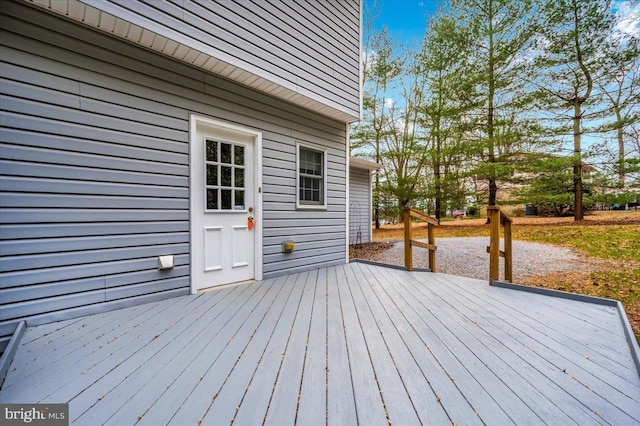 view of deck