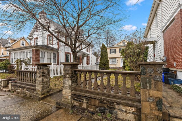 view of front of home