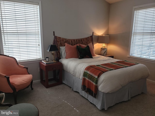 bedroom featuring carpet floors