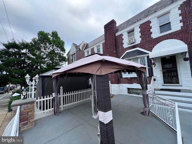 view of patio