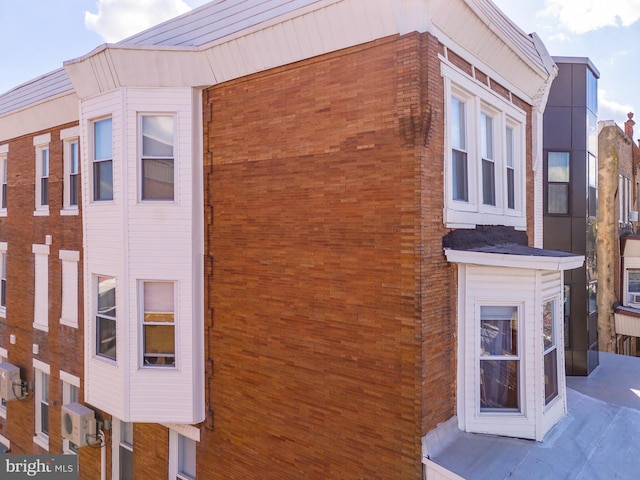 view of property exterior featuring ac unit