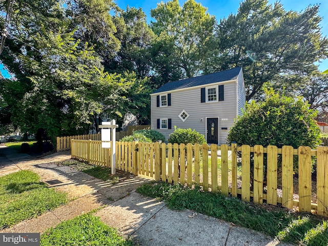 view of side of property