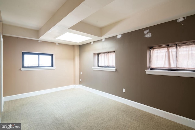 empty room featuring carpet flooring