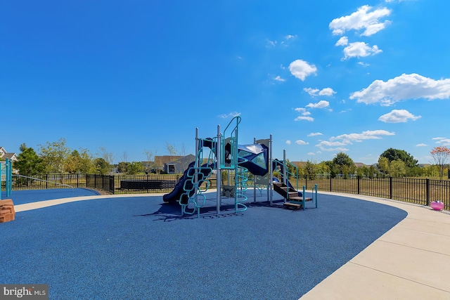 view of jungle gym