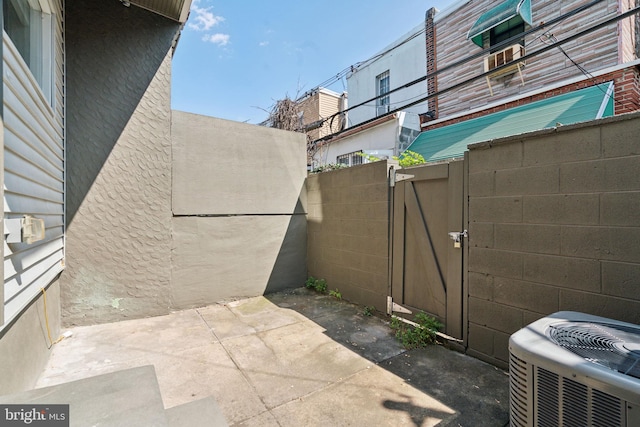 view of patio / terrace with cooling unit