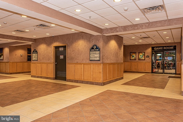 view of reception area