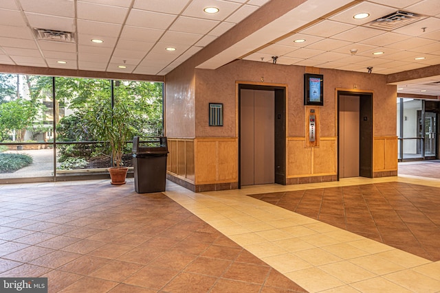 view of reception area