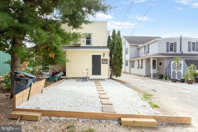 view of back of property