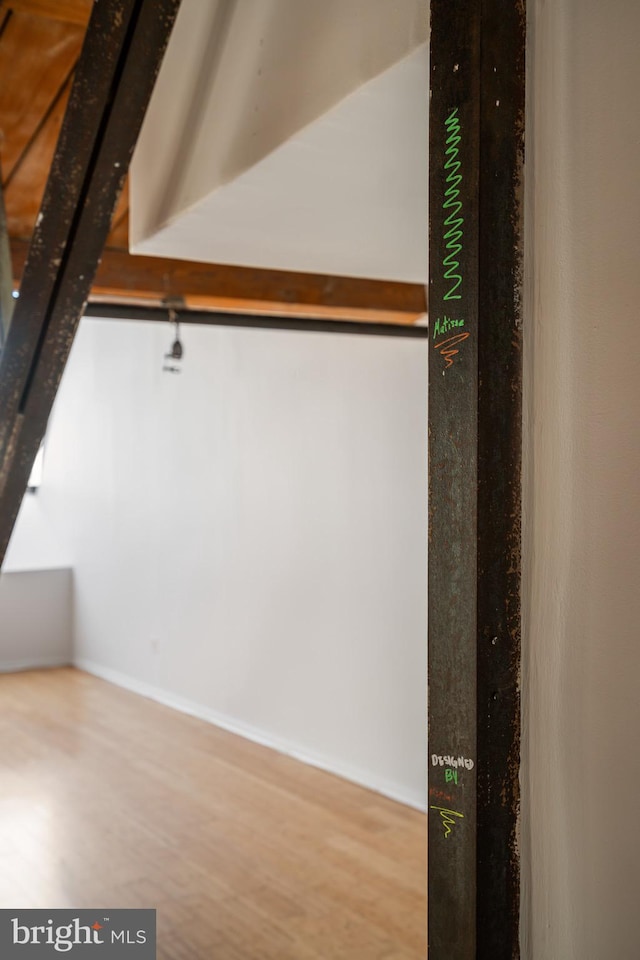 bonus room featuring wood-type flooring