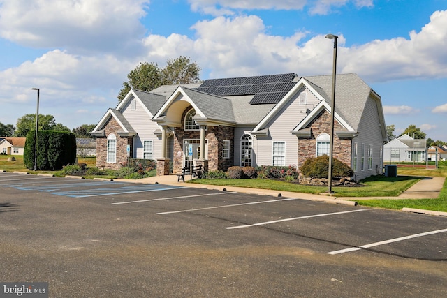 view of property featuring cooling unit