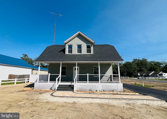 bungalow-style home featuring a porch