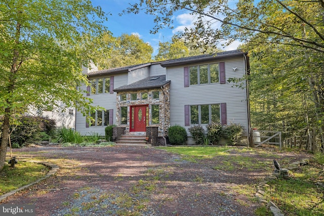 view of front of home